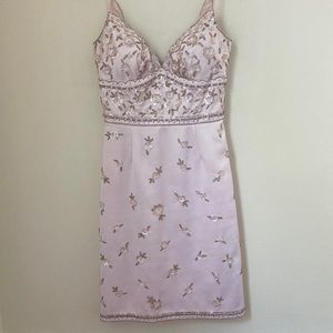 Laundry by Shelli Segel beaded sequin cocktail dress, size 0